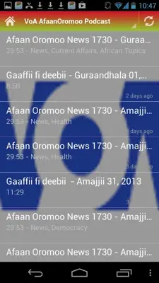 Ethiopia News, Radio & Video android App screenshot 3